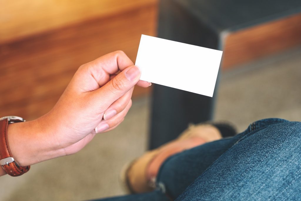 Hand Out Business Cards