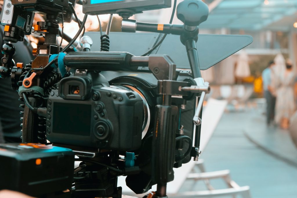 Volunteer as a way to network in the creative industry - Film industry camera
